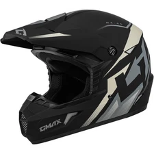 GMax Matte Black/Gray/White MX-46 Compound Helmet D3464426