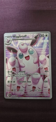 Wigglytuff 105/094 Phantasmal Flames Holo Full Art Pokémon Card. NM.