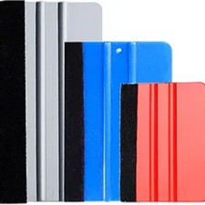 3 Pcs Vinyl Wrap Squeegee of Different Sizes, Felt Squeegee Vinyl Scraper Tool,