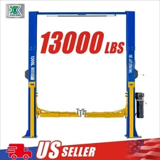 XK 1300L Two Post Car Lift 13,000 LB Auto Truck Hoist Overhead Clear Floor 220V