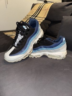 Men s Nike Air Max 95 Essential Reverse Stash Sz 9 US Blue Gray White NO BOX