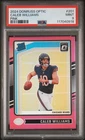 2024 Donruss Optic Preview Caleb Williams Pink Prizm Rated Rookie #327 PSA 9