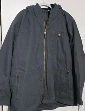 Pendelton Mens Brothers Hooded Cruiser Jacket Ash Grey Size XXL NWT Defect