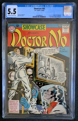 Showcase #43 1st Silver Age DC Movie Adaptation CGC 5.5 2059989018
