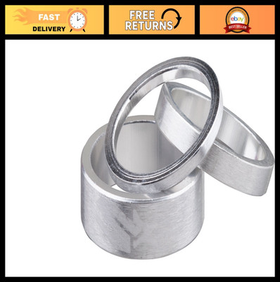 Bike Headset Spacer Kit - 1 & 1/8 Inch Aluminium Alloy Spacers for MTB, BMX, Roa