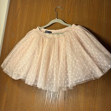 Girls Limited Too Tulle Skirt Size 6X Pink Polka Dot Party Skirt
