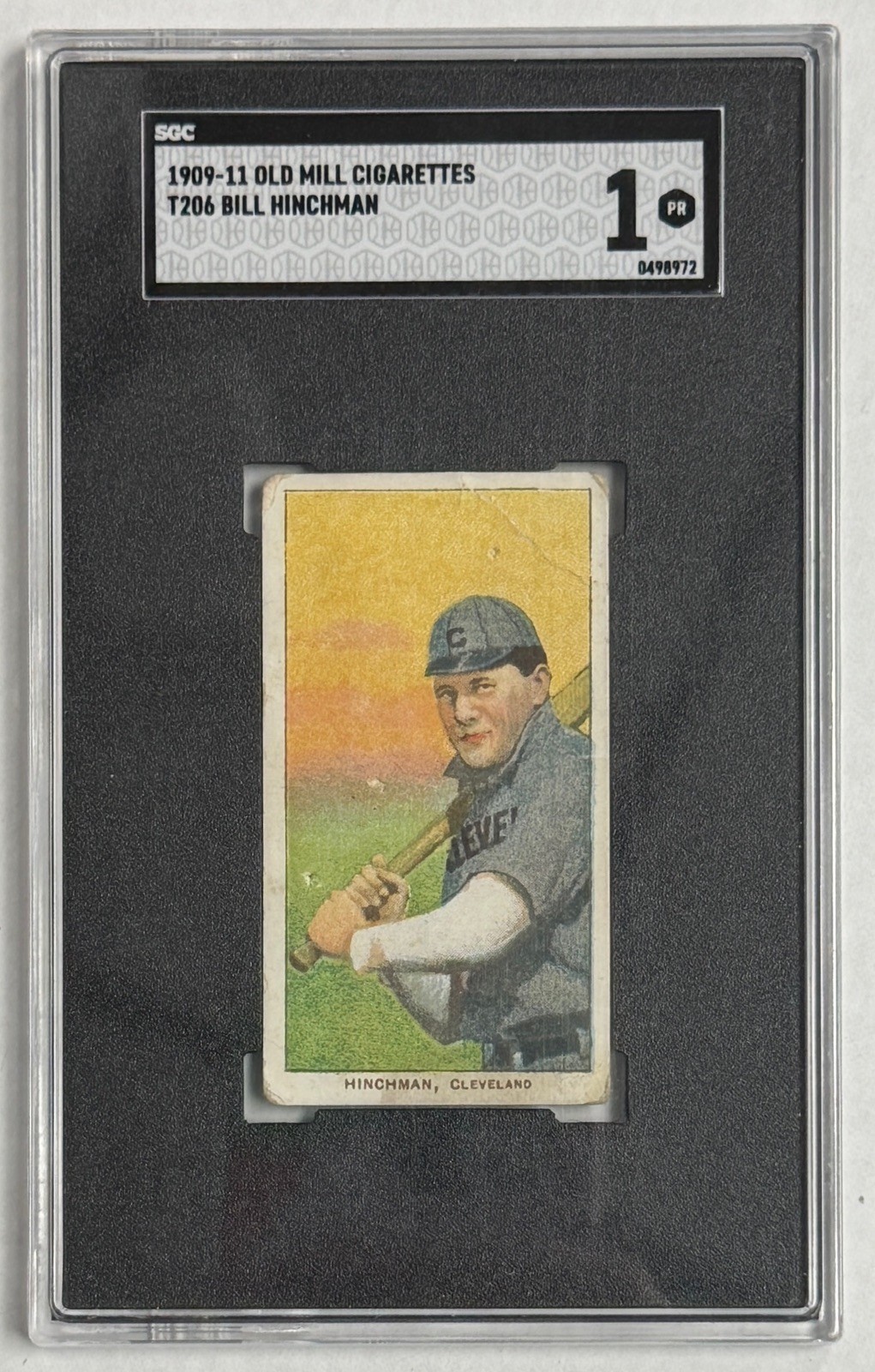 1909-11 T206 OLD MILL BILL HINCHMAN SGC 1 9498972