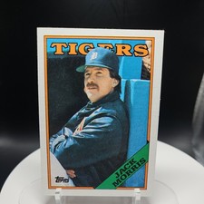 Jack Morris #340 Topps 1988 Baseball Card (Detroit Tigers)*