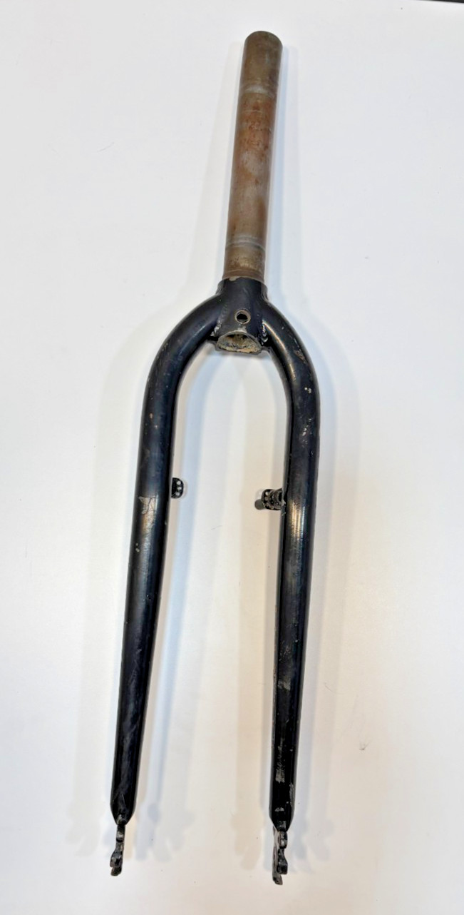 Fairdale Black Steel 26" QR Rim Brake Fork 190mm 1-1/8" Threadless READ