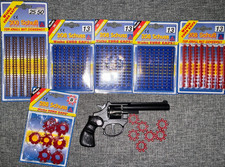 Spielzeug‑Revolver Cowboy Colt Set | XXL Wicke EURO CAPS 1200+ Schuss | Fasching