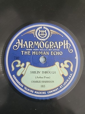 Harmograph 78rpm E Charles Harrison 1922  