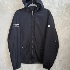 Vuori Men's Large Black Lightweight Hooded Jacket The Madison Club Windbreaker