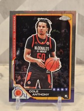 Cole Anthony 2025 Topps Chrome McDonald’s AA #94