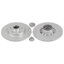 2x Bremsscheibe hinten für Renault Kangoo BE KW0/1 FW0/1 Kangoo-Grand | 2620699