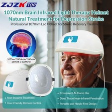 1070nm PBM Brain Helmet Parkinson Autism Neuro Physiotherapy Infrared Red Light