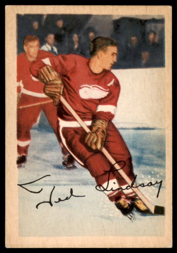 Ted Lindsay #52 1953 Parkhurst card