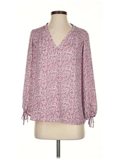 Collective Concepts Women Pink 3/4 Sleeve Blouse S