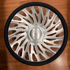 Forgiato Steering Wheel Biaforca Silver Old School G Body Box Chevy