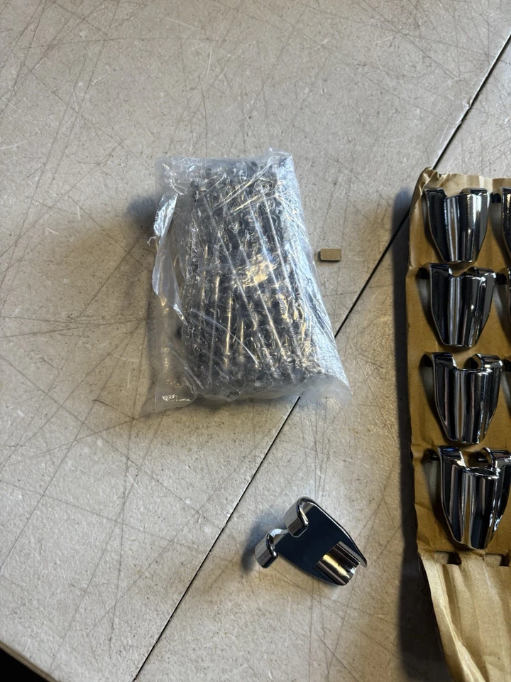 Ludwig Centennial Set Of 20 Bass Drum Tension Rods and Claws Chrome - Image 3 of 3