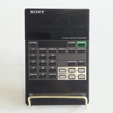 Sony TV Remote Control RM-752 Multi Picture Commander Vtg 1988 OEM Black