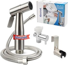 Rociador de bid  port til para inodoro, kit de rociado de pa ales de tela para..