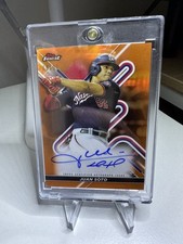 Juan Soto Orange Refractor AUTO 6/25 2022 Topps Finest Nationals Padres SSP RARE