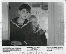 1982 Press Photo Pernilla Allwin and Bertil Guve star in "Fanny and Alexander."