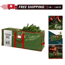 Waterproof Christmas Tree Storage Bag for 9ft Trees - Easy Carry Handles