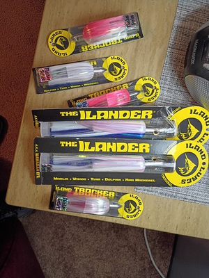 #ad 6 Salt Water Island Lures Flasher Series $100.00