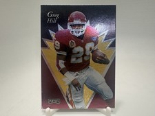 1994 Playoff GREG HILL Kansas City Chiefs Super Bowl XXIX Rookie Card 1/3000. rookie card picture