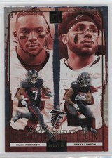 2024 Panini Donruss Production Line Bijan Robinson Drake London #16 16wc