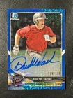 DAULTON VARSHO 2018 Bowman Chrome Blue Mojo Refractor Auto 116/150
