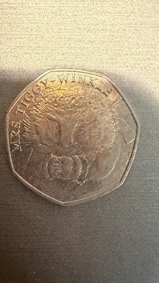 2016 Beatrix Potter Mrs Tiggy-Winkle 50-p-Münze, Elizabeth II Ära