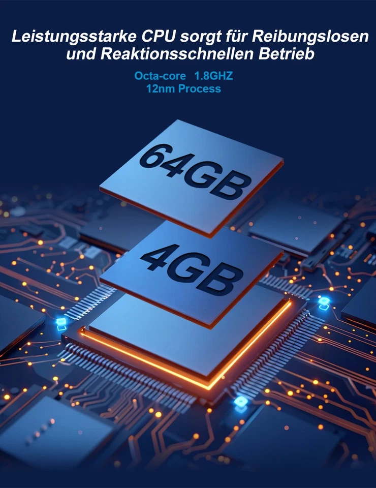 Pumpkin 7"Android 13 Autoradio Carplay GPS Navi 2 DIN Bluetooth USB DAB 4GB 64GB - Bild 3 von 4