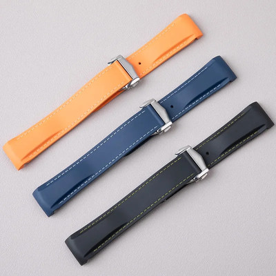 For Omega Seamaster / Planet Ocean 19/20/21/22mm FKM Rubber Watch Strap Band
