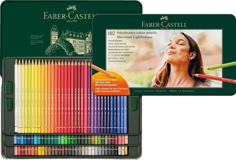 Faber-Castell Polychromos Farbstifte 102er Set Metalletui (210061)