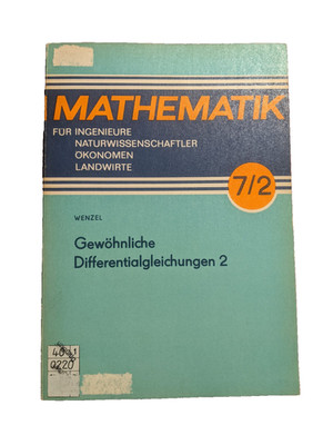Wenzel - Mathematik für Ingenieure Gewöhnliche Differentialgleichungen 2