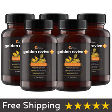 (5 Pack) UpWellness Golden Revive + Joint Support Supplement Featuring