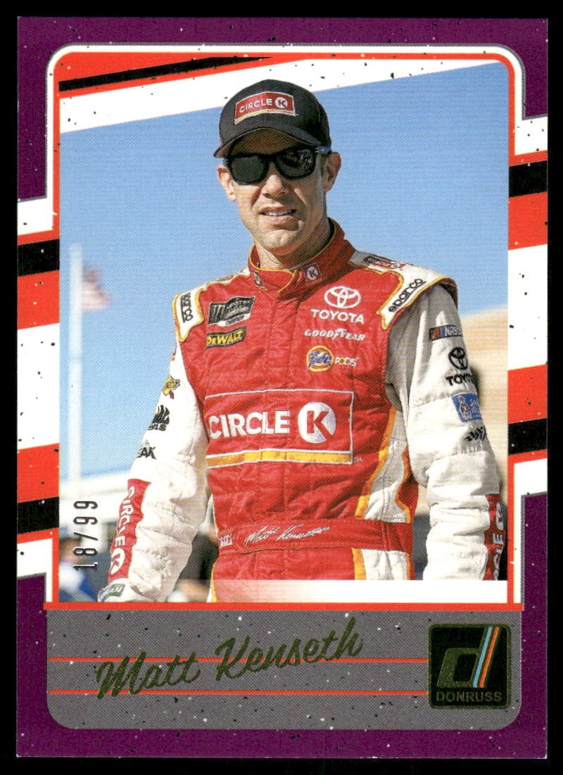 2026 Donruss #123 Matt Kenseth Purple #/99