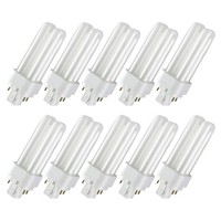 10 X Osram Dulux D/E 18W/827 G24Q-2 Lumilux Interna 4P Kompaktleuchtstofflampe