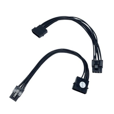 4pin IDE Molex To 6p 8p 6+2 Power Cable Computer Connector for PC Power Supply