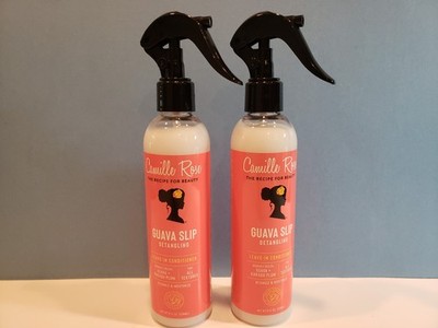 Camille Rose - Lot Of 2 - Guava Slip Detangling Leave In Conditioner - 8 Fl Oz