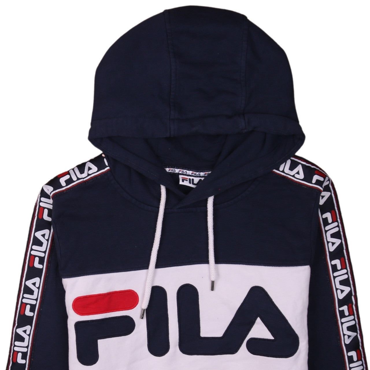 Fila Blue Hoodie Womens L image 3