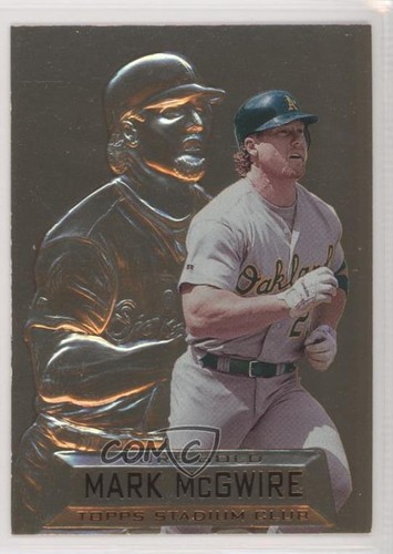 Mark McGwire #8 1997 Stadium Club Pure Gold card