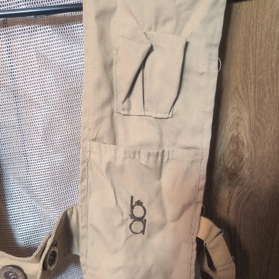 VTG BOB ALLEN GUN CLUB HUNTING VEST OUTDOOR SPORTSWEAR SZ M KHAKI - Image 2 of 4
