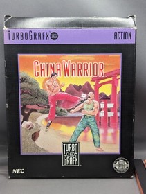 China Warrior TurboGrafx 16 CIB complete with box and manual