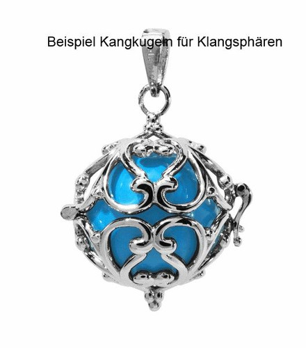 Klangkugel Königsblau 18 mm für Klangsphären Käfig Kugel Blau geistige Kraft - Picture 3 of 4
