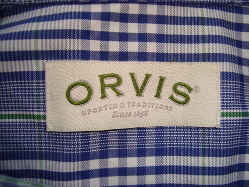 ORVIS MEN'S SHORTSLEEVES 100% COTTON SHIRT SIZE XL HARDLY WORN! - Picture 6 of 10