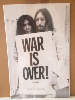 WAR IS OVER ジョンレノン ポスター額縁付オリジナルbeatlesレア s-l400.jpg