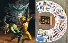 Playing Cards (Poker Deck 54 Cards) Fantasy Vintage Sci-Fi Comic by Morill 073